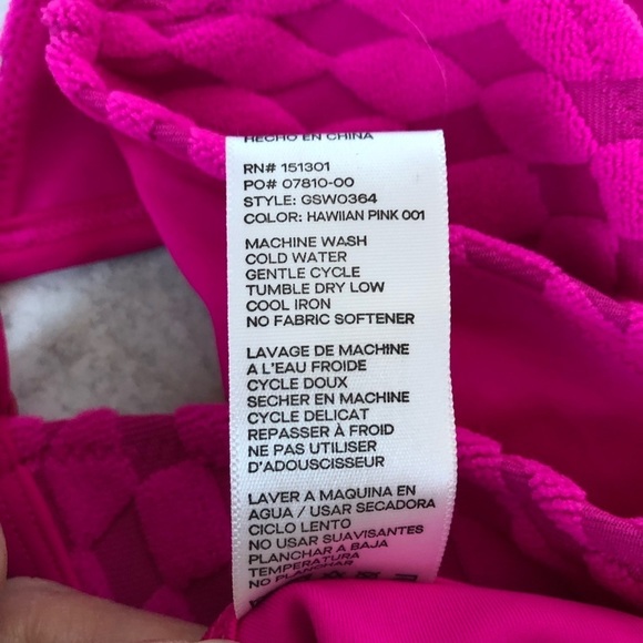 Good American Hawaiian Pink Bikini Bottom Small - Picture 2 of 6